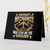 Carte Conception d'un héros de mécanicien d'aéronef pour (Fleur jaune)