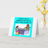 Carte conception en double de joueur de pont (Fleur jaune)