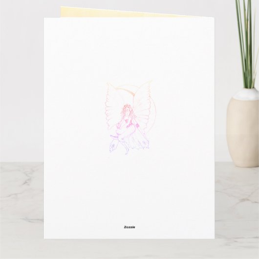 Carte Conception féerique de grand-mère de joyeux (Dos)