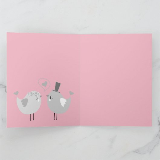 Carte Conception fiançailles (Intérieur)