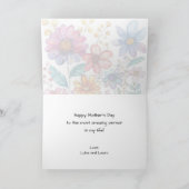 Carte Conception florale fantaisiste amusante pour la fê (Intérieur)