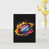 Carte Conception Football. Uni Football Graphic - Noir (Fleur jaune)