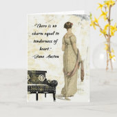 Carte Conception inspirée par Regency de Jane Austen (Fleur jaune)