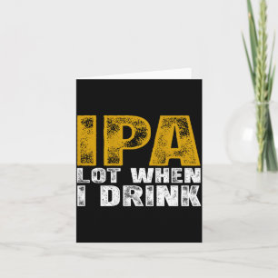 Carte Conception Ipa beaucoup quand on boit de la bière