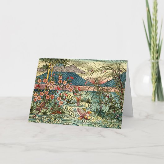 Carte Conception japonaise de fenêtre (Devant)