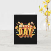 Carte Conception Joyeuse Fête des Mères (Fleur jaune)