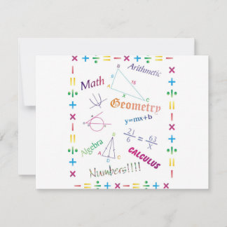 Carte Conception mathématique