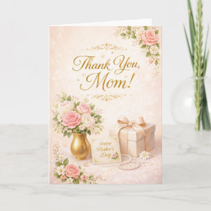 Carte Conception Merci Maman – Cadeau de Reconnaissance