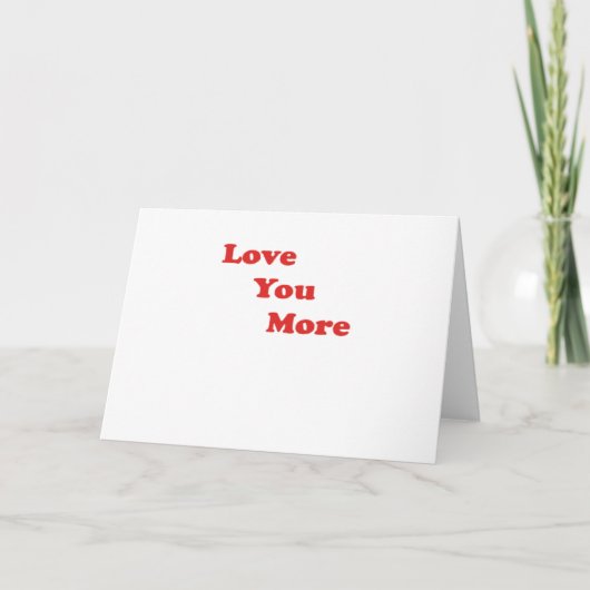 Carte Conception minimale d'amour plus  (Devant)