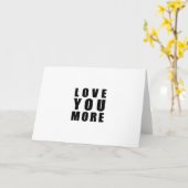 Carte Conception minimale de Love You More (Fleur jaune)
