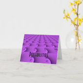 Carte Conception motivationnelle - Possibilités (Fleur jaune)