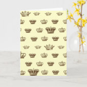 Carte Conception multi de couronne - choisissez la (Fleur jaune)