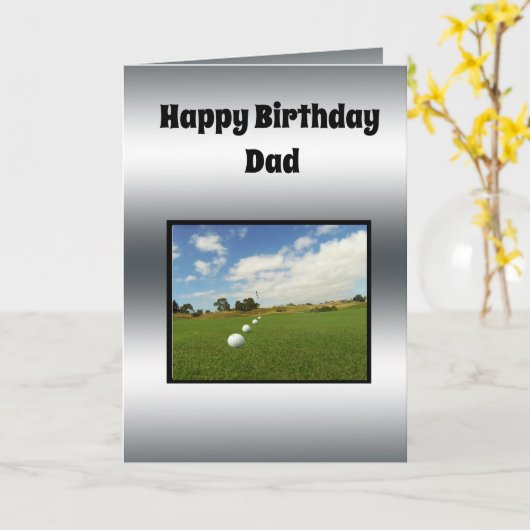 Carte Conception orientée d'anniversaire de pères de (Fleur jaune)