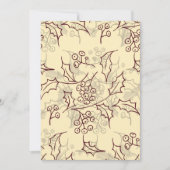 Carte Conception transparente des baies Holly (Devant)