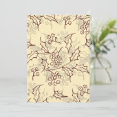 Carte Conception transparente des baies Holly (Debout devant)