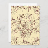 Carte Conception transparente des baies Holly (Devant / Derrière)