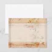 Carte Conception vintage, à l'ancienne (Devant / Derrière)