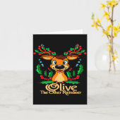 Carte Conceptions Animales Cool Et Plus Olive L'Autre Re (Fleur jaune)