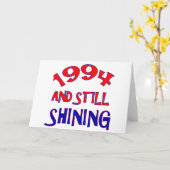 Carte conceptions d'anniversaire de 20 années (Fleur jaune)