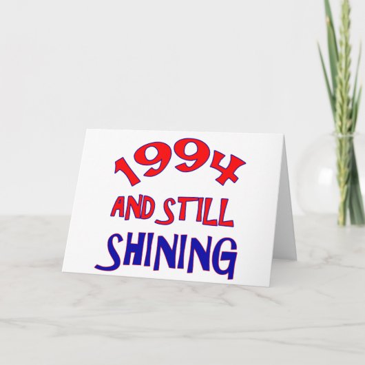 Carte conceptions d'anniversaire de 20 années (Devant)