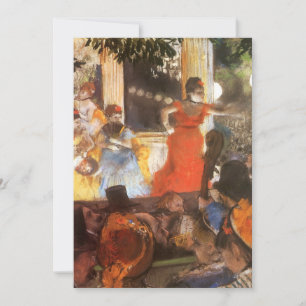 Carte Concert Café aux Ambassadeurs par Edgar Degas
