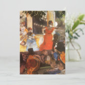 Carte Concert Café aux Ambassadeurs par Edgar Degas (Debout devant)