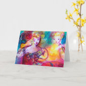 CARTE CONCERT DE PRINTEMPS HARMONY TRIO (Fleur jaune)