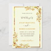 Carte Concevez vos cartons d'invitation de mariage à cad (Devant)