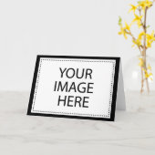 Carte Concevez vos propres cadeaux faits sur commande - (Fleur jaune)