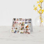 Carte Concevez votre propre affiche de collage photo 30 (Fleur jaune)