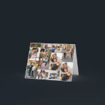 Carte Concevez votre propre collage de 10 photos<br><div class="desc">Personnalisez votre propre photographie personnelle. Vous pouvez créer ce produit personnalisé pour des occasions spéciales comme les mariages, les anniversaires, Noël, les vacances, les hommages, la remise de diplôme, les anniversaires de mariage et plus encore. Il peut également être offert en cadeau à votre meilleur ami, ami proche, famille et...</div>