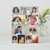 Carte Concevez Votre Propre Collage de 11 Photos (Debout devant)
