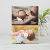 Carte Concevez Votre Propre Collage de 2 Photos (Debout devant)