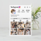 Carte Concevez votre propre collage de 7 photos (Debout devant)