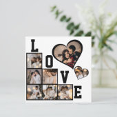 Carte Concevez Votre Propre Collage de 8 Photos (Debout devant)