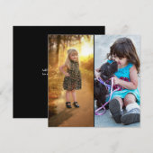 Carte Concevez votre propre collection photo 2 (Devant / Derrière)