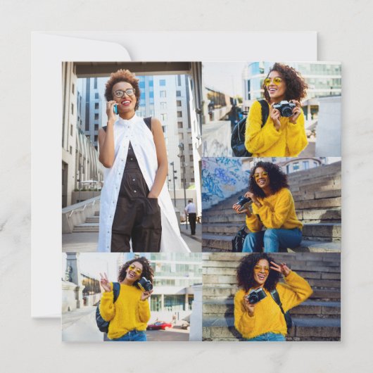 Carte Concevez votre propre collection photo 5 (Devant)