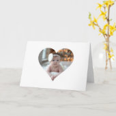 Carte Concevez Votre Propre Photo Simple En Forme De Coe (Fleur jaune)