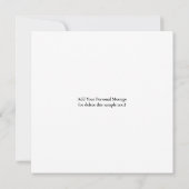 Carte Concevez Votre Propre Photo Unique (Dos)