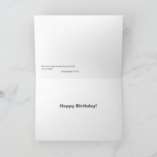 Carte Conch Shell Birthday Card (Intérieur)