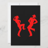 Carte Concours de danse américaine (Dos)