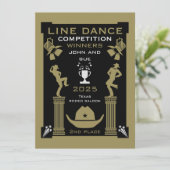 Carte Concours de danse américaine (Debout devant)