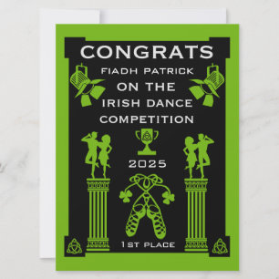 Carte Concours de danse irlandaise