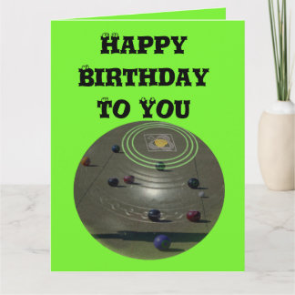 Carte Concours Pelouse Bowl, grand logo d'anniversaire