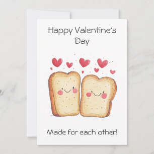 Carte Conçus l'un pour l'autre – Saint-Valentin mignon e