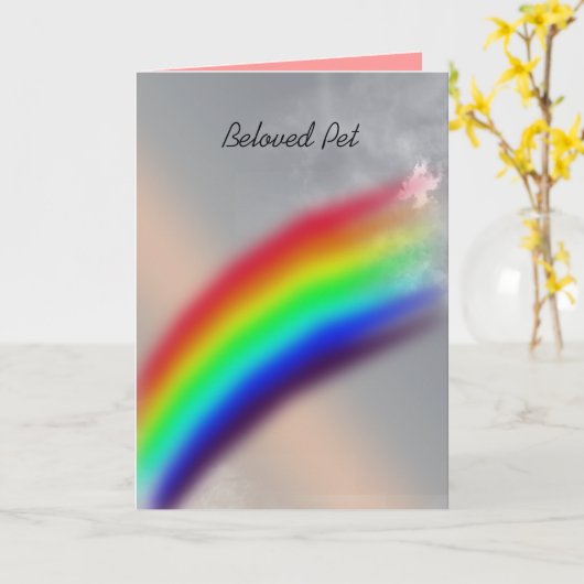 Carte condoléance (Fleur jaune)