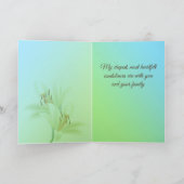 Carte Condoléances (Intérieur)