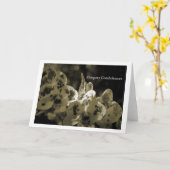 Carte Condoléances les plus sincères (Fleur jaune)