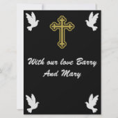 Carte Condoléances messages chrétiens (Dos)