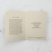 Carte Condolence de la sympathie catholique traditionnel (Intérieur)